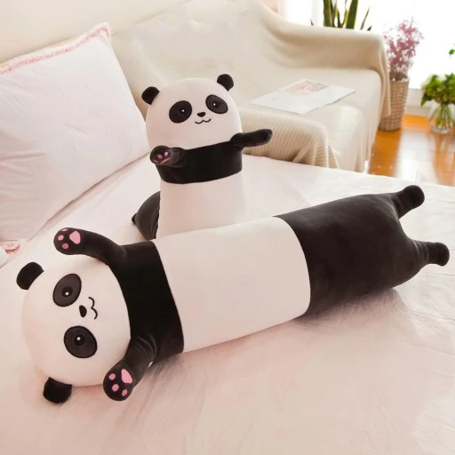MASKOTKA PLUSZAK PODUSZKA 90 cm DŁUGA PANDA MIŚ