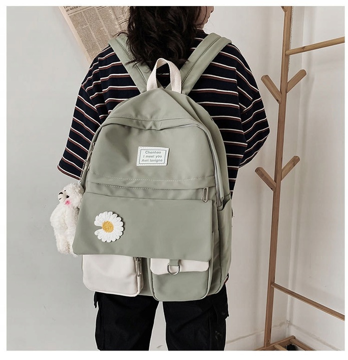 PLECAK SZKOLNY DLA NASTOLATKI KOLORY DUŻY A4 MODNY TORNISTER MŁODZIEŻOWY