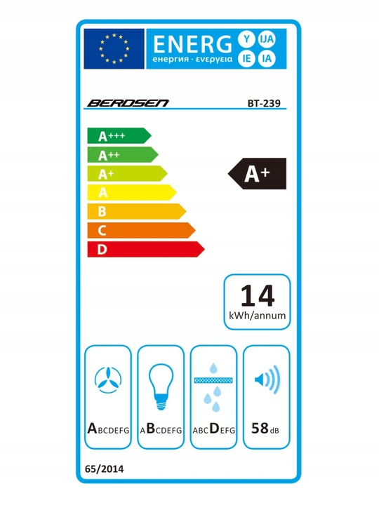 Okap kuchenny podszafkowy do zabudowy 52cm czarny LED premium Berdsen