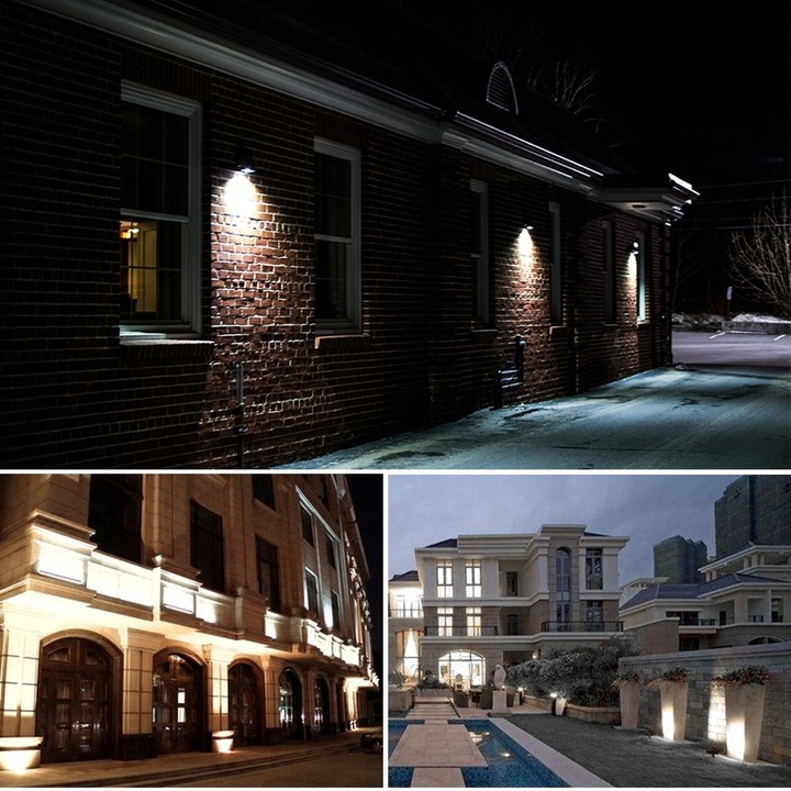 MOCNY HALOGEN LED 100W NAŚWIETLACZ z CZUJNIKIEM RUCHU ZMIERZCHU 9000lm