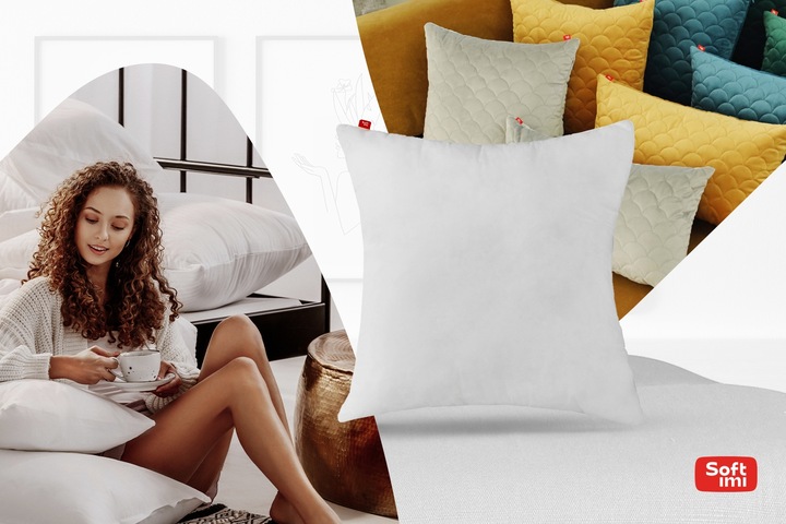 PODUSZKA JASIEK 50X50CM WKŁAD ANTYALERGICZNY DO PODUSZKI DEKORACYJNEJ