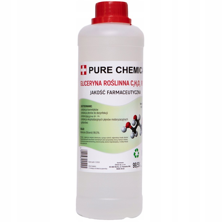 Gliceryna + Glikol JAKOŚĆ FARMECEUTYCZNA GLIKOL I GLICERYNA ~1,2kg 1L