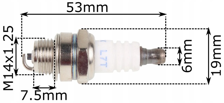ŚWIECA ZAPŁONOWA do piły kosy spalinowej NAC DEMON HARDER chińskiej