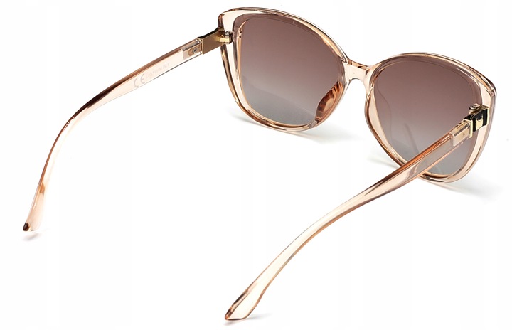 OKULARY PRZECIWSŁONECZNE DAMSKIE POLARYZACYJNE UV400 ETUI CIENIOWANE SZKŁA