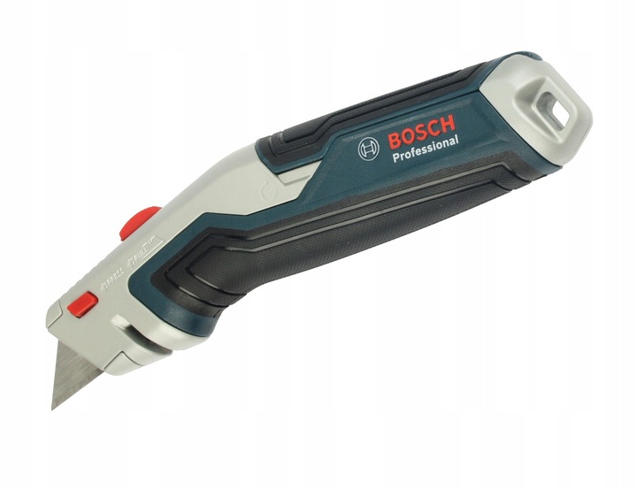 Nóż chowany na ostrza trapezowe BOSCH + 3 ostrza