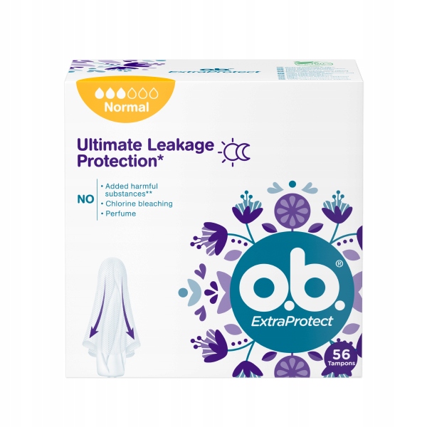 o.b. Extra Protect Normal tampony 56 sztuk