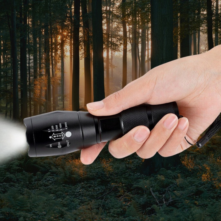 LATARKA TAKTYCZNA WOJSKOWA CREE XM-L T6 ŁADOWARKA