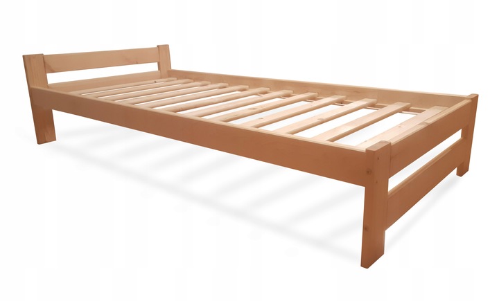 ŁÓŻKO DREWNIANE sosnowe Relax 90x200 + stelaż drewniany