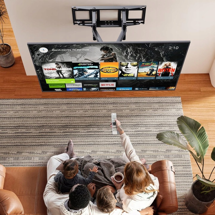 EXTRA MOCNY OBROTOWY UCHWYT DO TELEWIZORA WIESZAK TV 32-85 CALI UNIWERSALNY