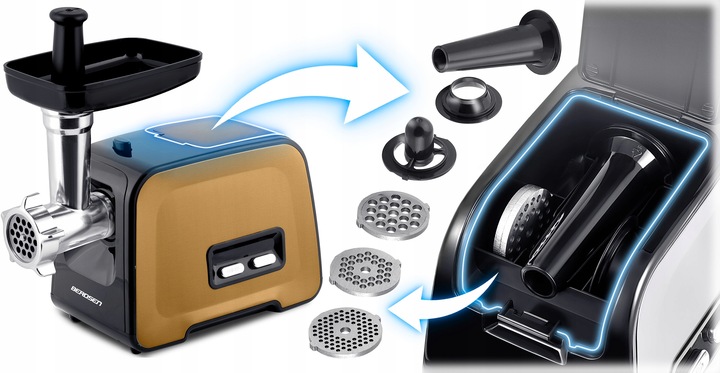 Maszynka do mielenia mięsa BERDSEN szatkownica do warzyw rozdrabniacz