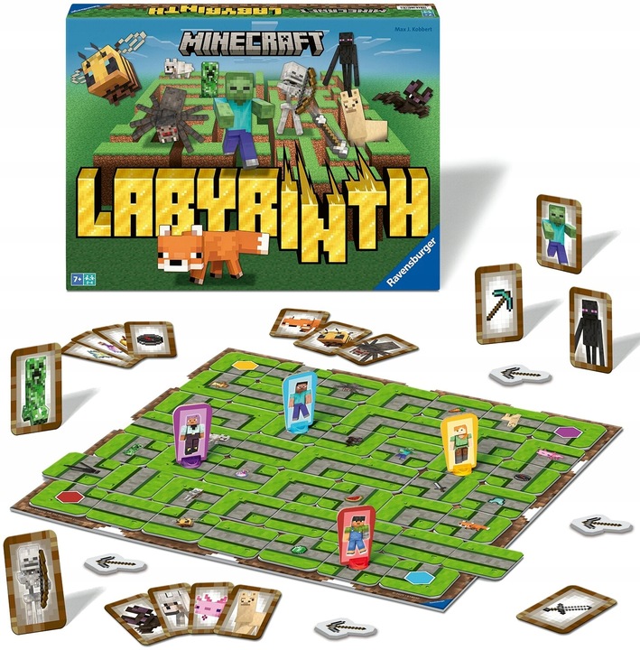 Gra planszowa RAVENSBURGER Labyrinth Minecraft 24771