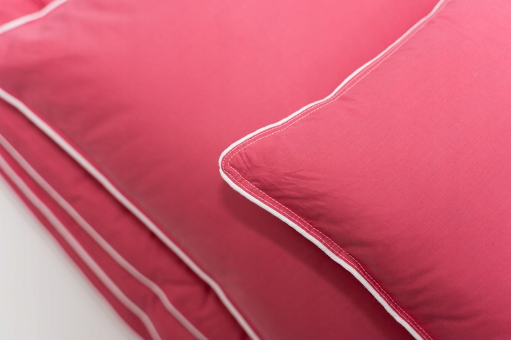 Poduszka Pierze 70x80 cm puch i pierze RÓŻOWA, producent