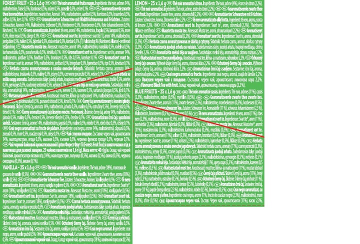 Herbata LIPTON Variety Pack, zielona ekspresowa zestaw, 180 kopert