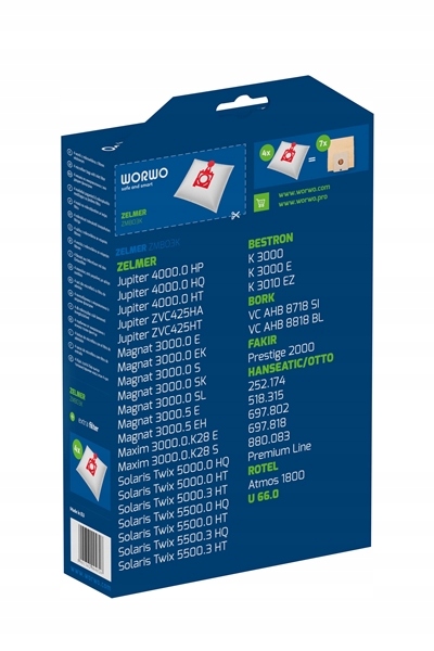 12x WORKI ODKURZACZA ZELMER JUPITER ZVC425HT