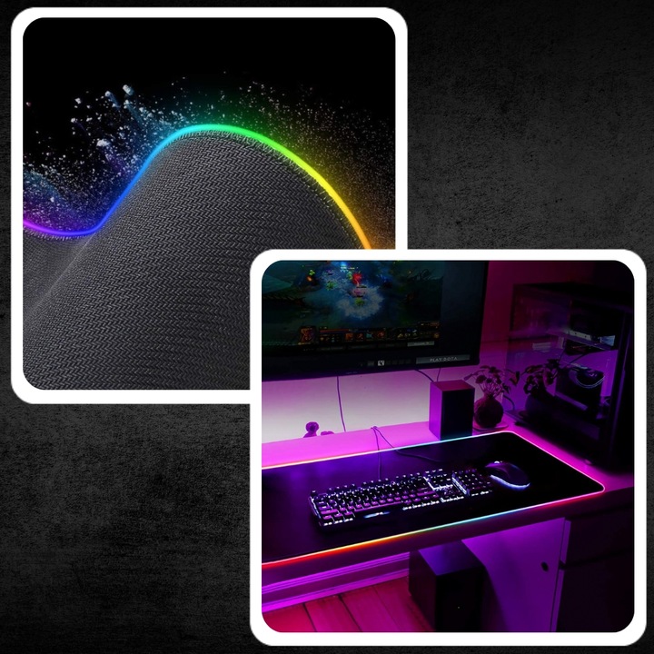 PODKŁADKA GAMINGOWA POD MYSZKE KLAWIATURE 80x30cm DLA GRACZY NA PREZENT