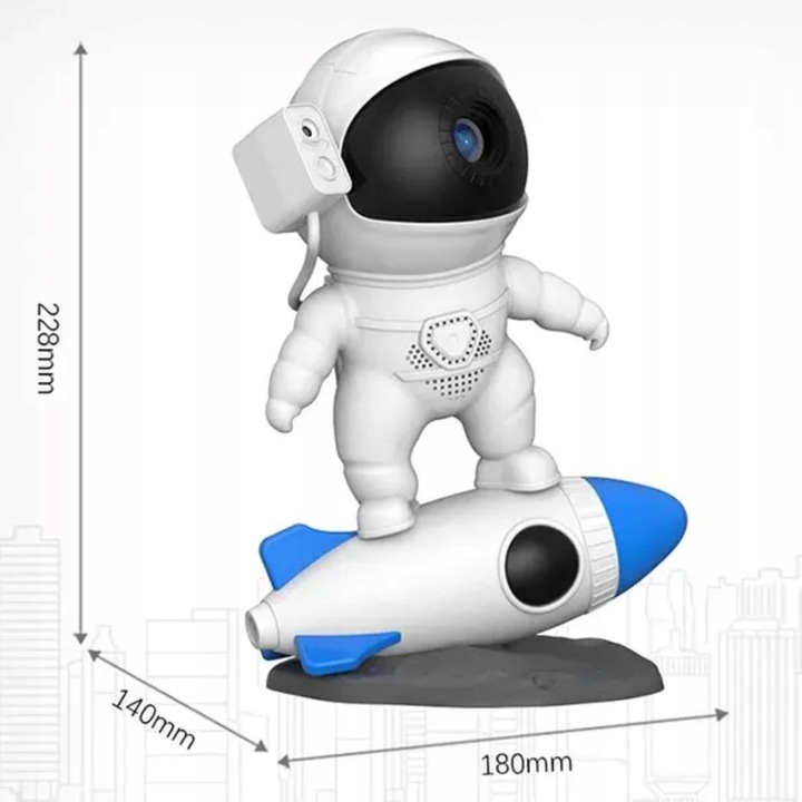 Projektor Gwiazd Lampka Nocna LED USB Planetarium 13x Dysk Planety 4K HD