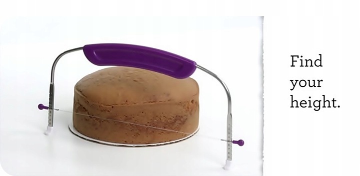 NÓŻ STRUNOWY DO CIĘCIA biszkoptu DEKORATOR DO CIAST tort STRUNA