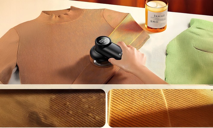 GOLARKA DO UBRAŃ AKUMULATOROWA + USB-C WSKAŹNIK BATERII 6 OSTRZY + 3