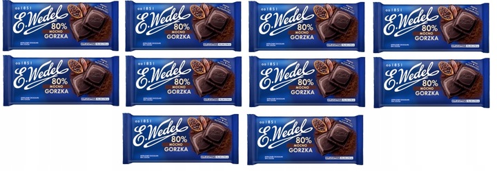 E.WEDEL CZEKOLADA MOCNO GORZKA 80% KAKAO 80g