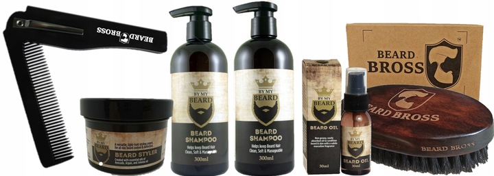 Zestaw DO BRODY BY MY BEARD +Szczotka Beard Bross