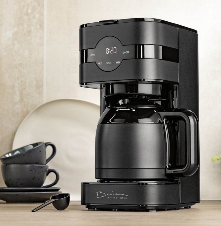 EKSPRES DO KAWY PRZELEWOWY Z TERMOSEM FILTREM BARISTA WYŚWIETLACZ LED