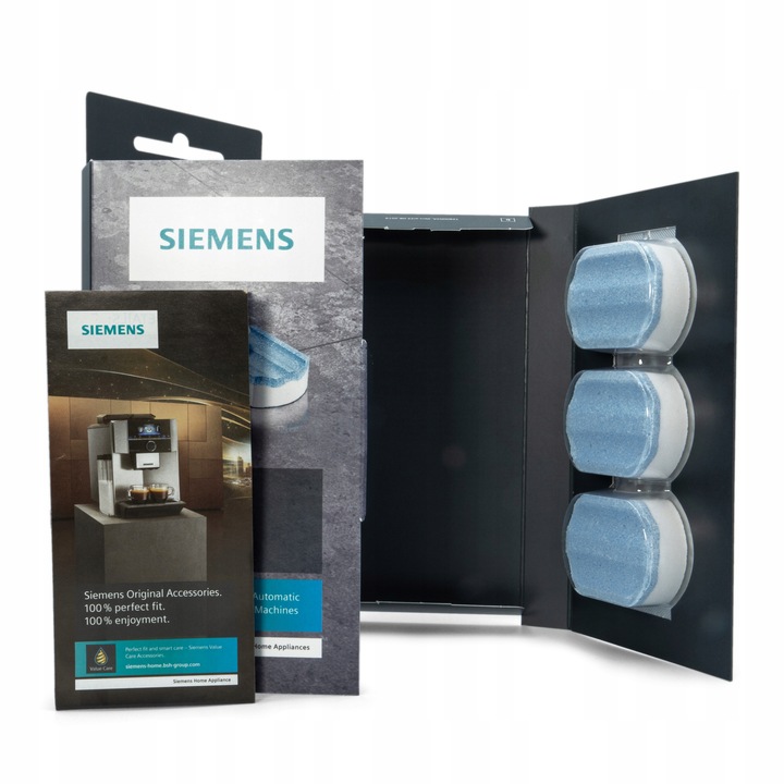 TABLETKI ODKAMIENIAJĄCE SIEMENS TZ80002 + 3 FILTRY + SZCZOTECZKA