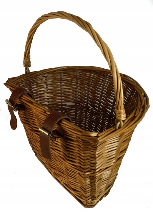 Koszyk rowerowy z wikliny kosz wiklinowy na rower prosty montaż przód