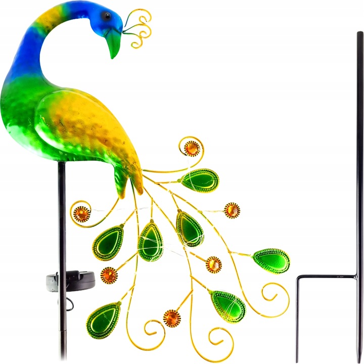 LAMPA PAW SOLARNY ŚWIECĄCĄ LED OZDOBA SOLARNA SOLAR OGRÓD LAMPKA WBIJANA