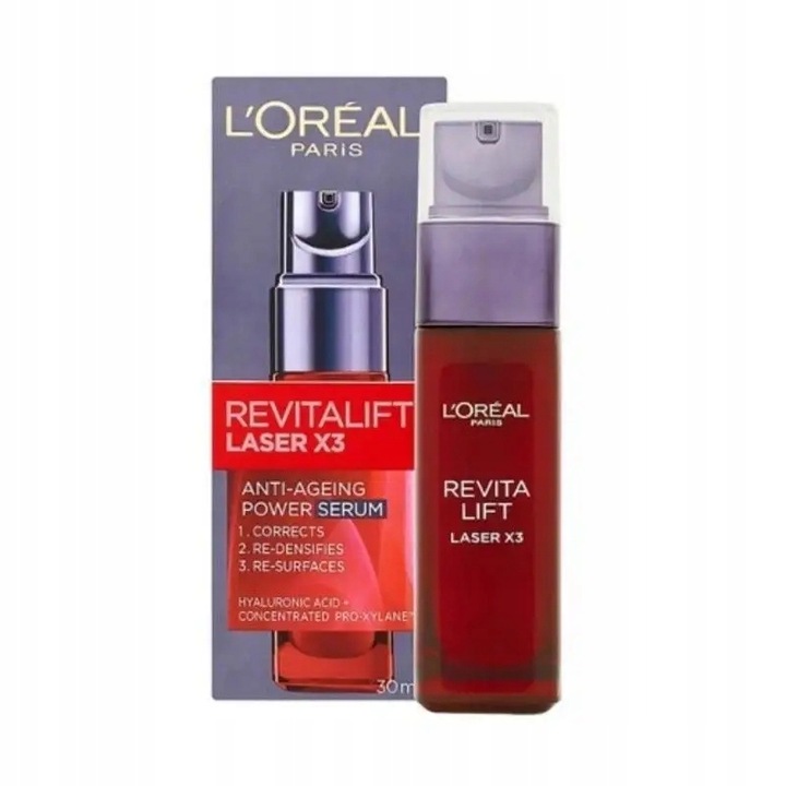 L'Oreal Paris Revitalift Laser X3 przeciwzmarszczkowe serum do twarzy 30 ml