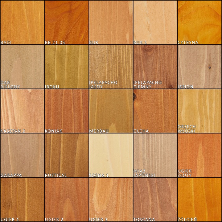 BEJCA WODNA DO DREWNA BARTEK 2L 130 KOLORÓW DO WYBORU