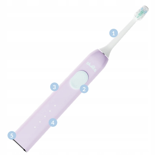 SZCZOTECZKA SONICZNA ELEKTRYCZNA DLA DZIECI DO ZĘBÓW VITAMMY SMILS 5TRYBÓW