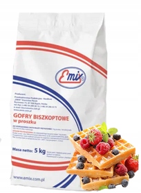 CIASTO NA GOFRY biszkoptowe 5kg EMIX gotowa mieszanka na chrupiące gofry