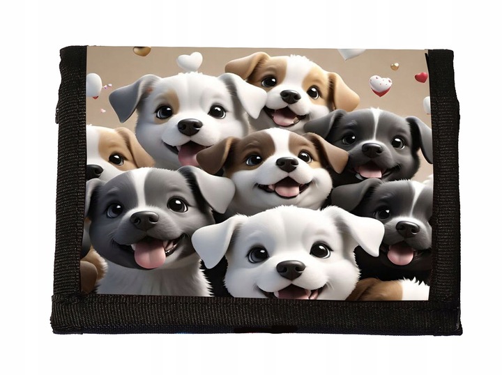 Portfel na Rzep Pieski Sweet Dogs materiałowy portfel