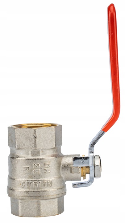 ZAWÓR KULOWY KUREK Ø 1'' CAL WW DN25 DŁAWIK RĄCZKA MOSIĘŻNY SOLIDNY