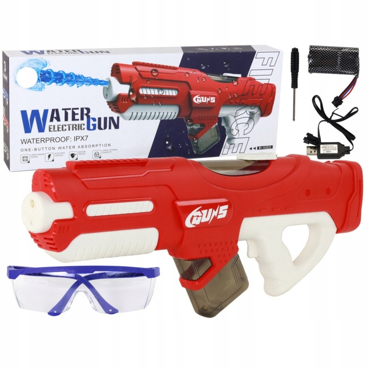 ELEKTRYCZNY DUŻY PISTOLET NA WODĘ MIOTACZ AUTOMATYCZNY WYRZUTNIA WODNA