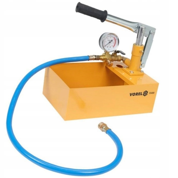 VOREL POMPA RĘCZNA DO PRÓB CIŚNIENIOWYCH TESTOWANIA SZCZELNOŚCI 5L 40