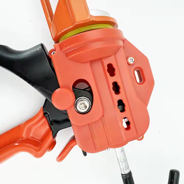 PISTOLET do silikonów klejów kartuszy gęstych wyciskacz Anti-Drip 360°