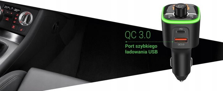 Navitel BHF04 MAX Bluetooth FM Transmiter MP3 USB