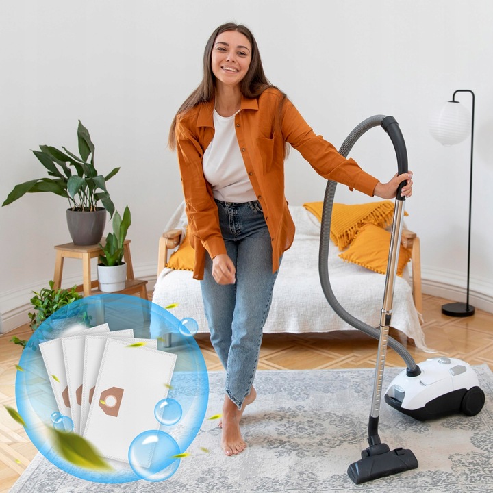 10X WORKI DO ODKURZACZA KARCHER WOREK WD 3 WD3 WD2 WD 6 SE 4001 V17 +