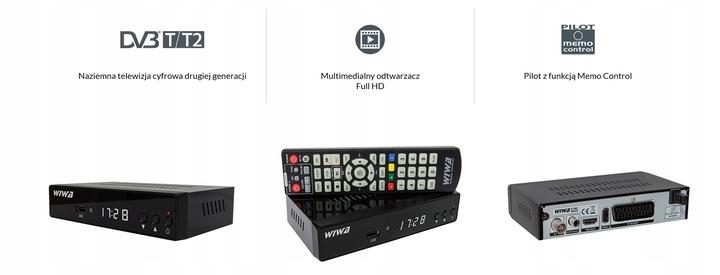 Tuner Dekoder Telewizji Naziemnej DVB T2 H.265 HEVEC TV MAXX