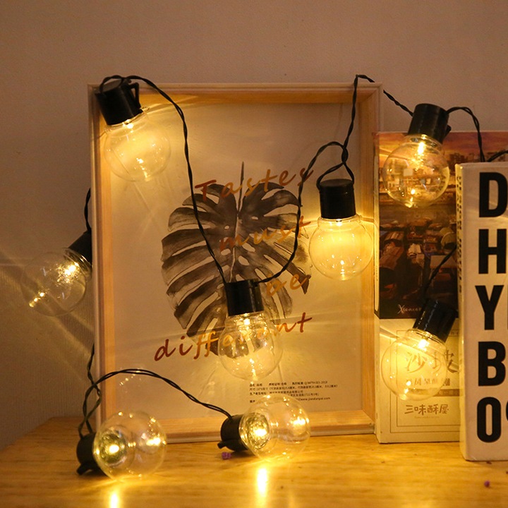 GIRLANDA SOLARNA OGRODOWA KULKI 10 LED