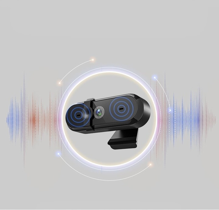 Kamera Internetowa z Mikrofonem do Komputera USB 3.0 Zaślepka Full HD 1080p