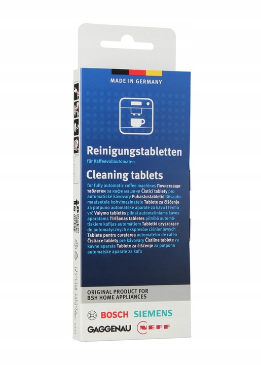 Tabletki Bosch Siemens czyszczące ekspres 312504