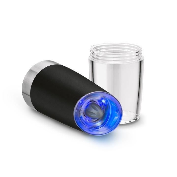 Zestaw 2x MŁYNEK ELEKTRYCZNY PIEPRZU i SOLI biały i czarny Konighoffer Luca