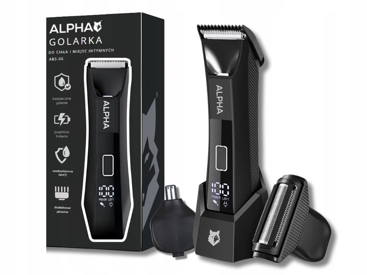 Trymer Do Golenia Miejsc Intymnych 3w1 Maszynka Do Strzyżenia Włosów Brody