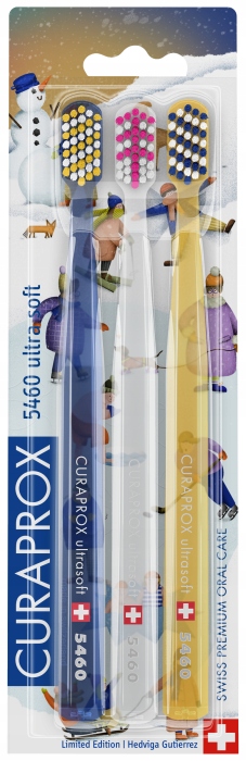 Szczoteczki Curaprox CS 5460 Ultra soft 3szt WINTER Gutierrez