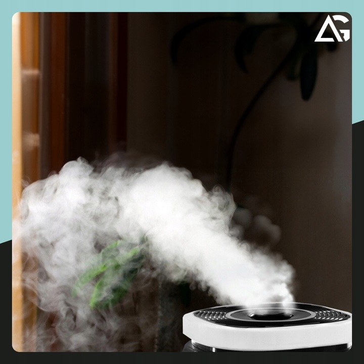 NAWILŻACZ POWIETRZA JONIZATOR AROMATERAPIA DYFUZOR TIMER PILOT + 12x