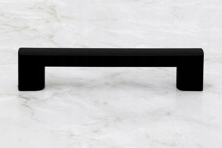 10x UCHWYT MEBLOWY CZARNY UCHWYT DO MEBLI KUCHENNYCH UCHWYT DO SZAFKI