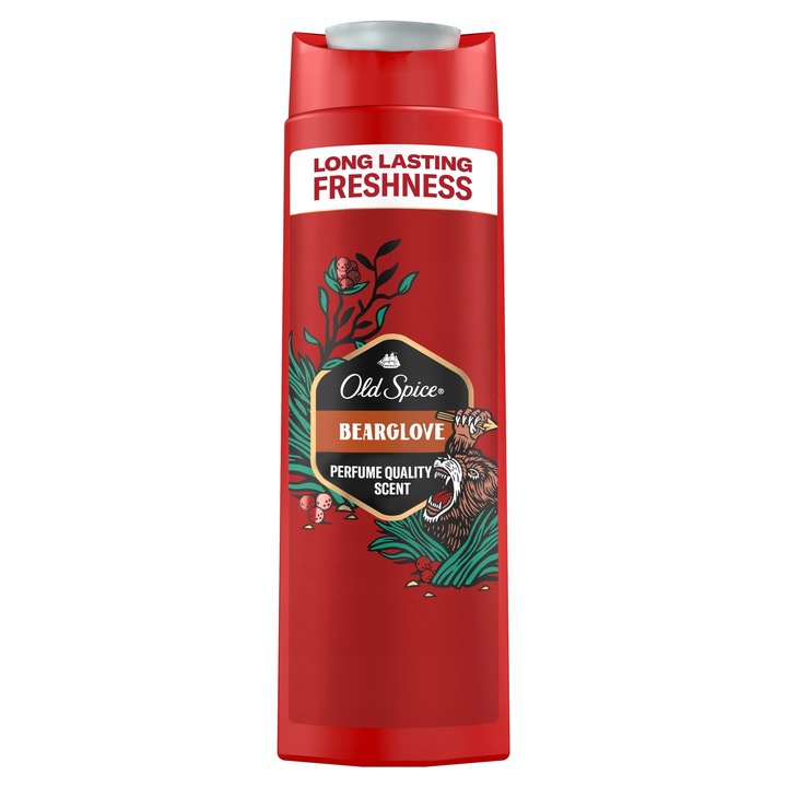 Old Spice Bearglove Żel męski pod prysznic i szampon 3w1, 6 x 400ml
