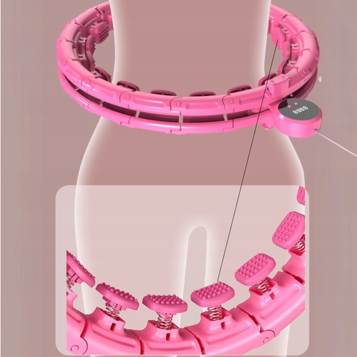 HULA HOP ODCHUDZAJĄCY SMART Z LICZNIKIEM I OBCIĄŻENIEM HULAHOP ODCHUDZAJĄCE